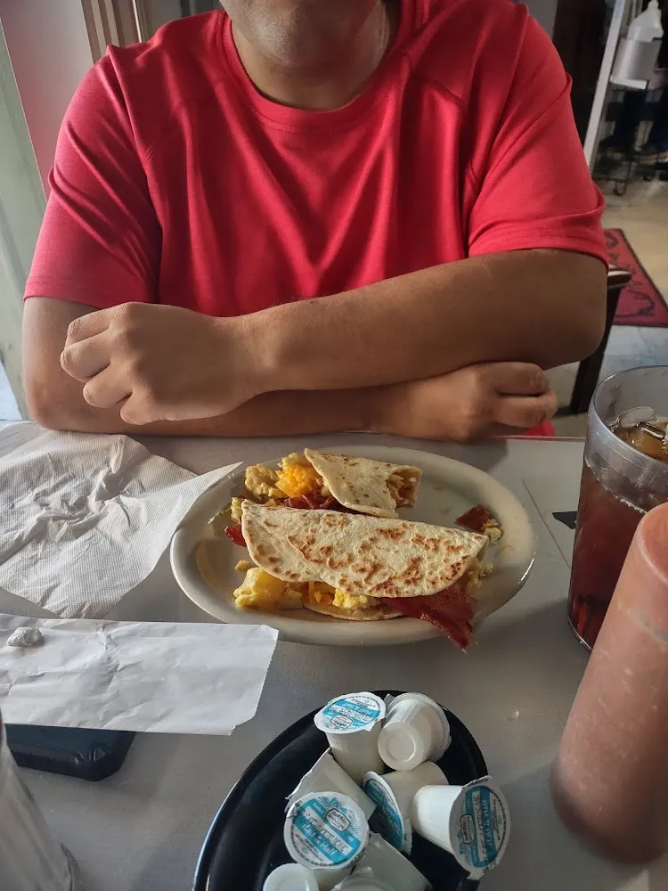 Beef Fajita Ala Mex Carne Guisadawith Cheese Bean Bacon Egg and Cheese